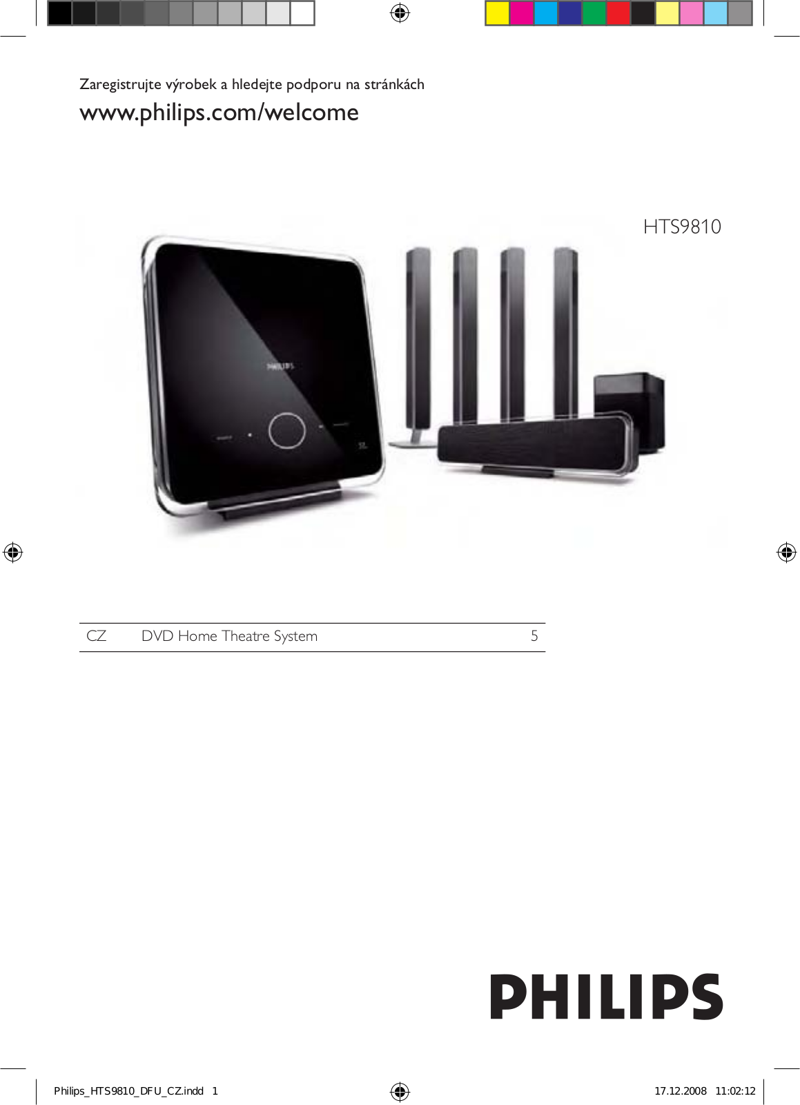 PHILIPS HTS9810 User Manual