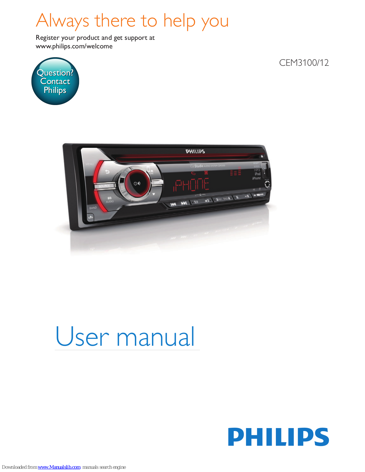 Philips CEM3112 User Manual - ManualMachine.com