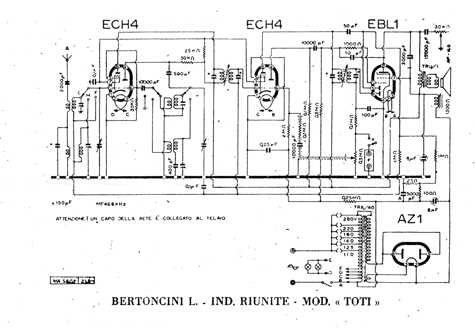 Bertoncini toti schematic - ManualMachine.com