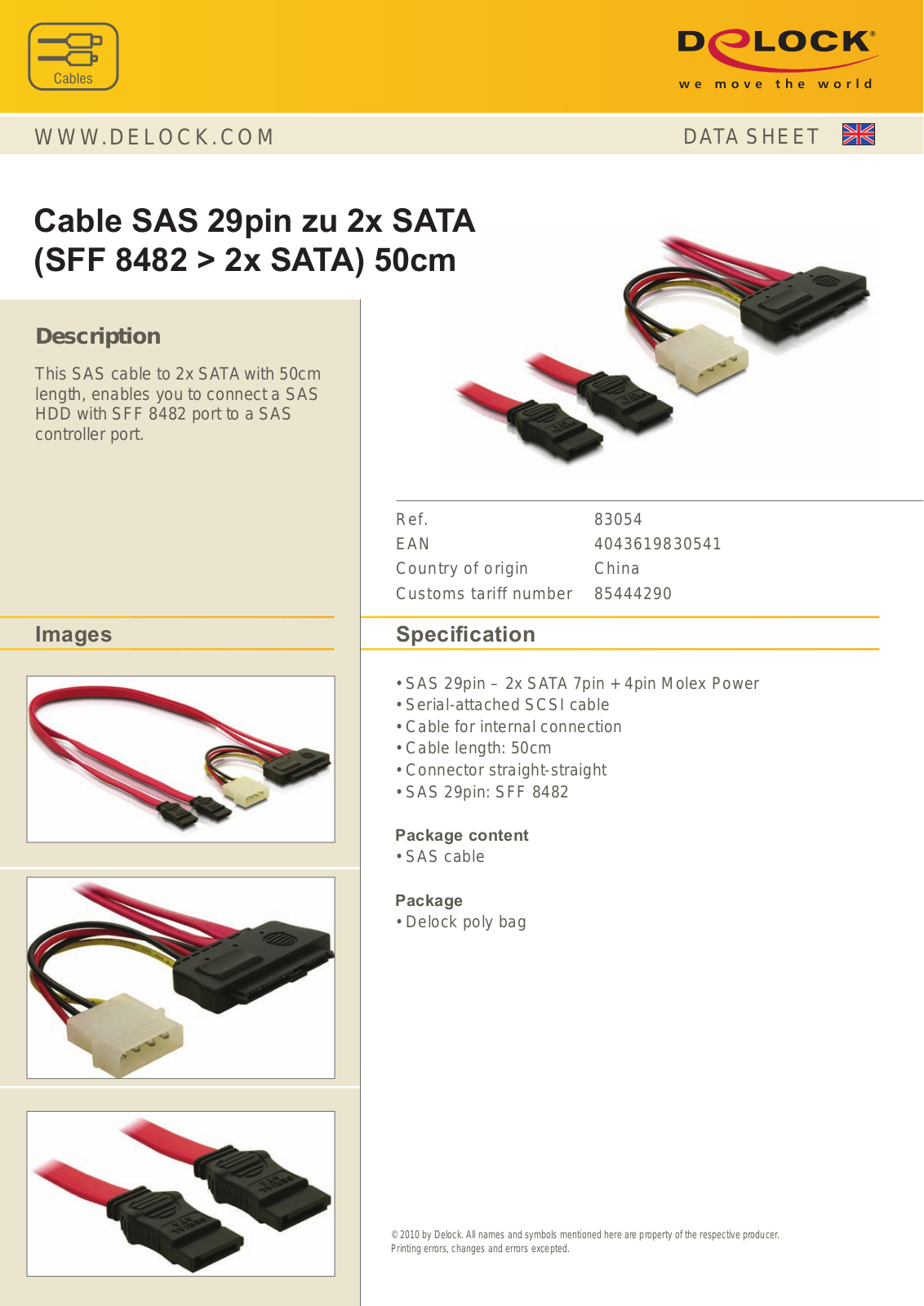 DeLOCK 83054 User Manual