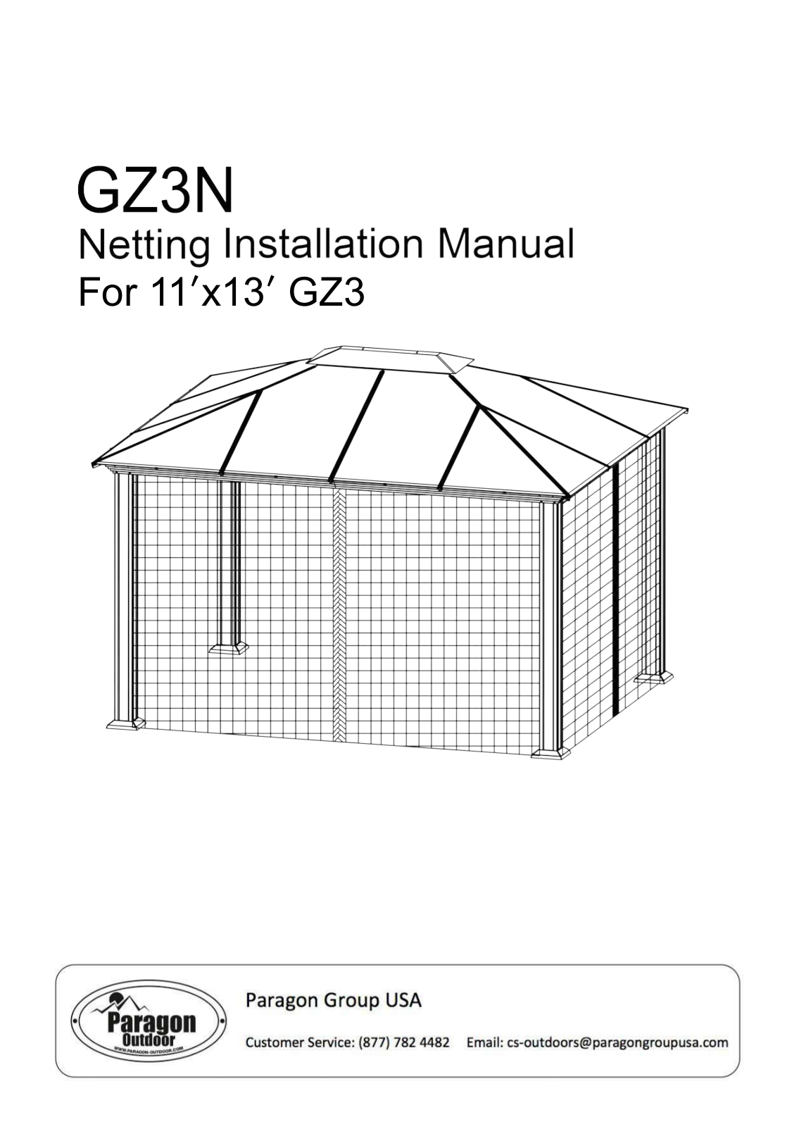 Paragon Outdoor GZ3K User Manual