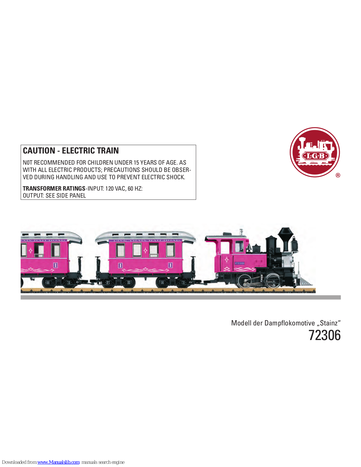Märklin 72306 User Manual - ManualMachine.com