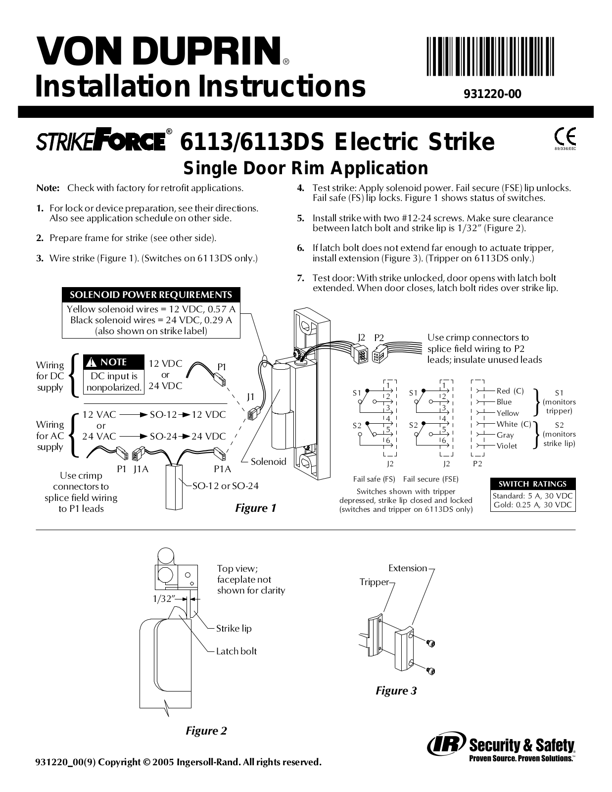 Factory Direct Hardware 6113 User Manual