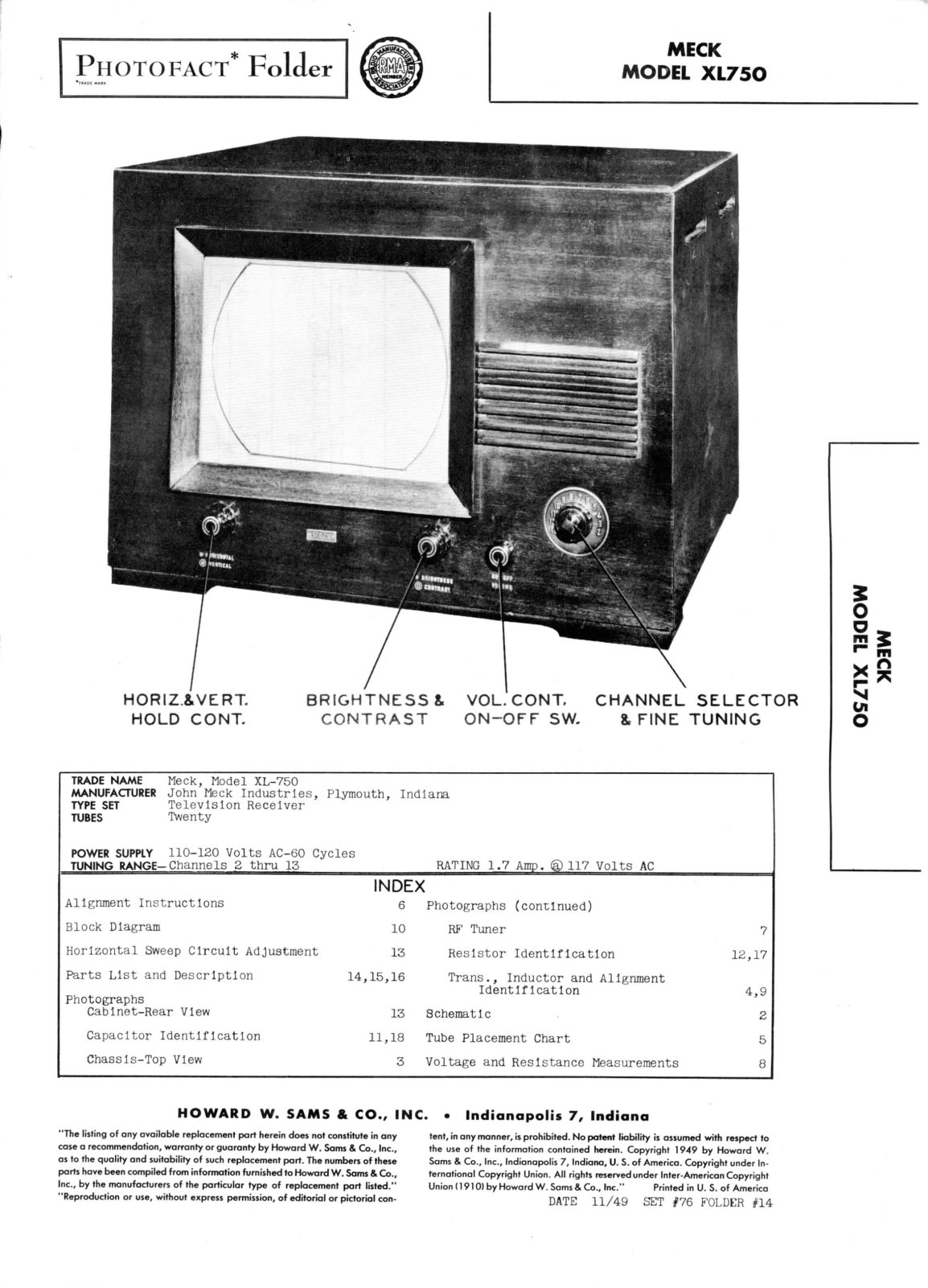 Meck xl750 schematic - ManualMachine.com