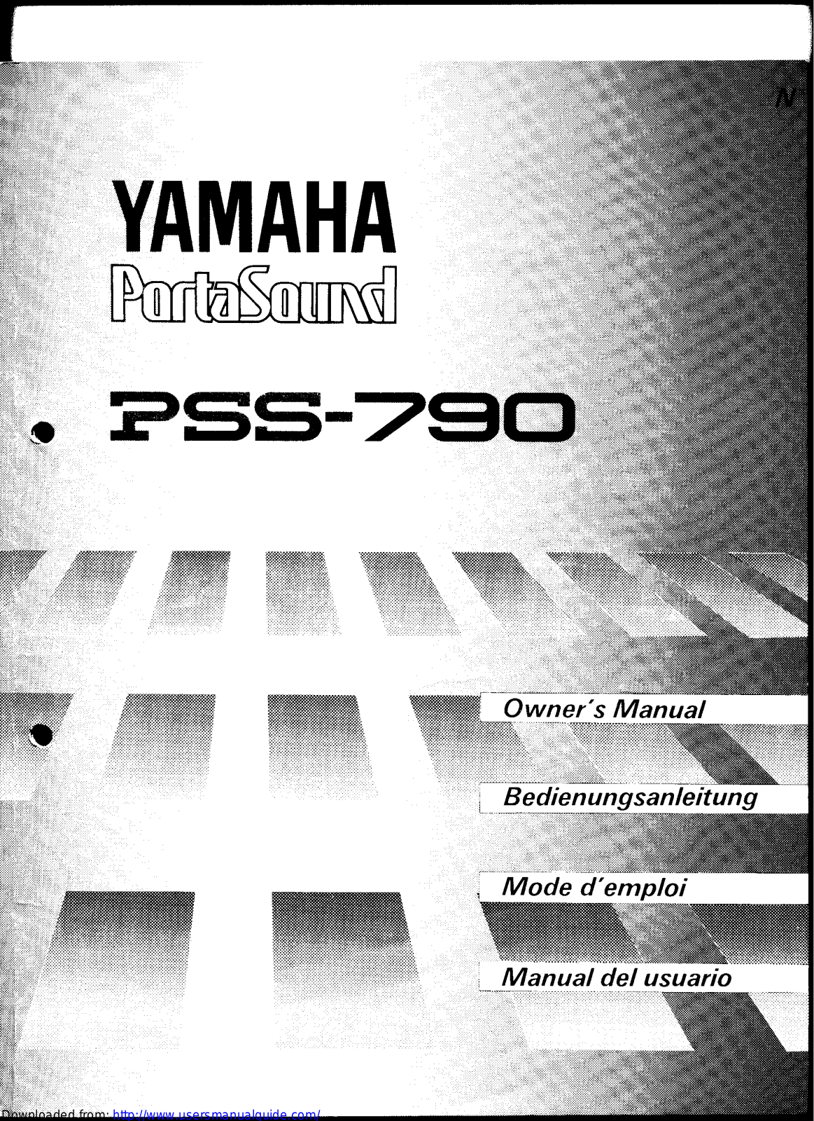 Yamaha Audio PSS-790 User Manual