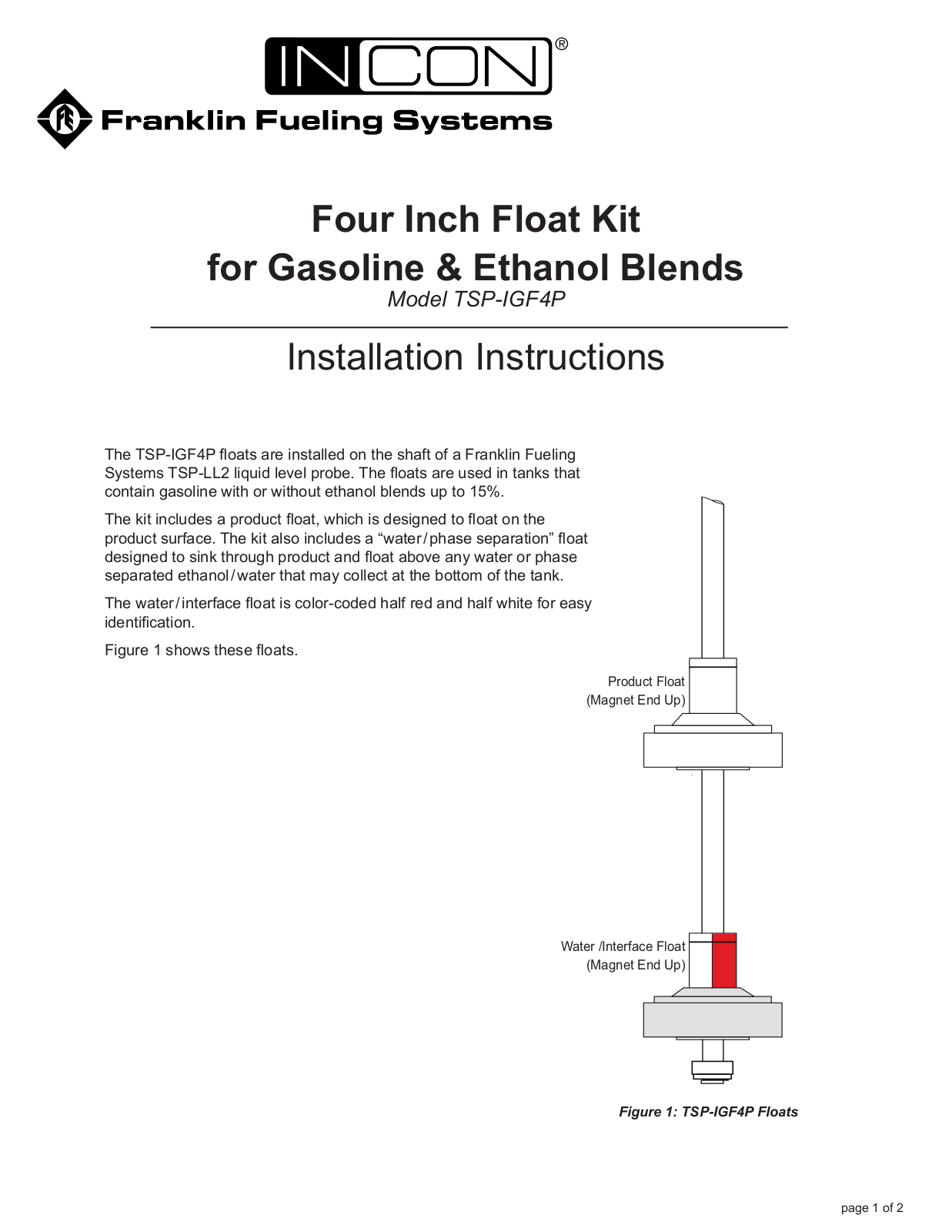 Franklin Fueling Systems TSP-IGF4P User Manual