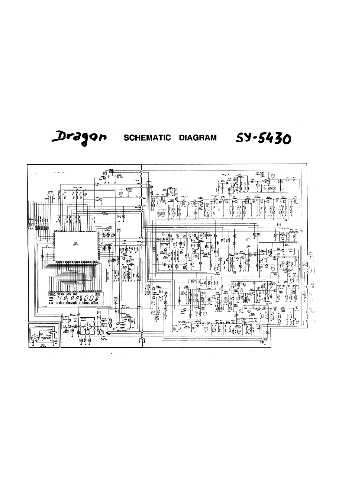 Dragon SY-5430 Schematic