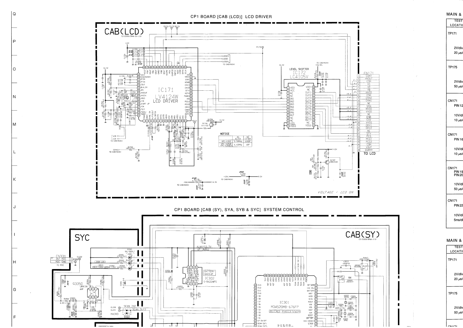 SANYO VPC-X350EX, VPC-X350E, VPC-X350 BOARD LCD