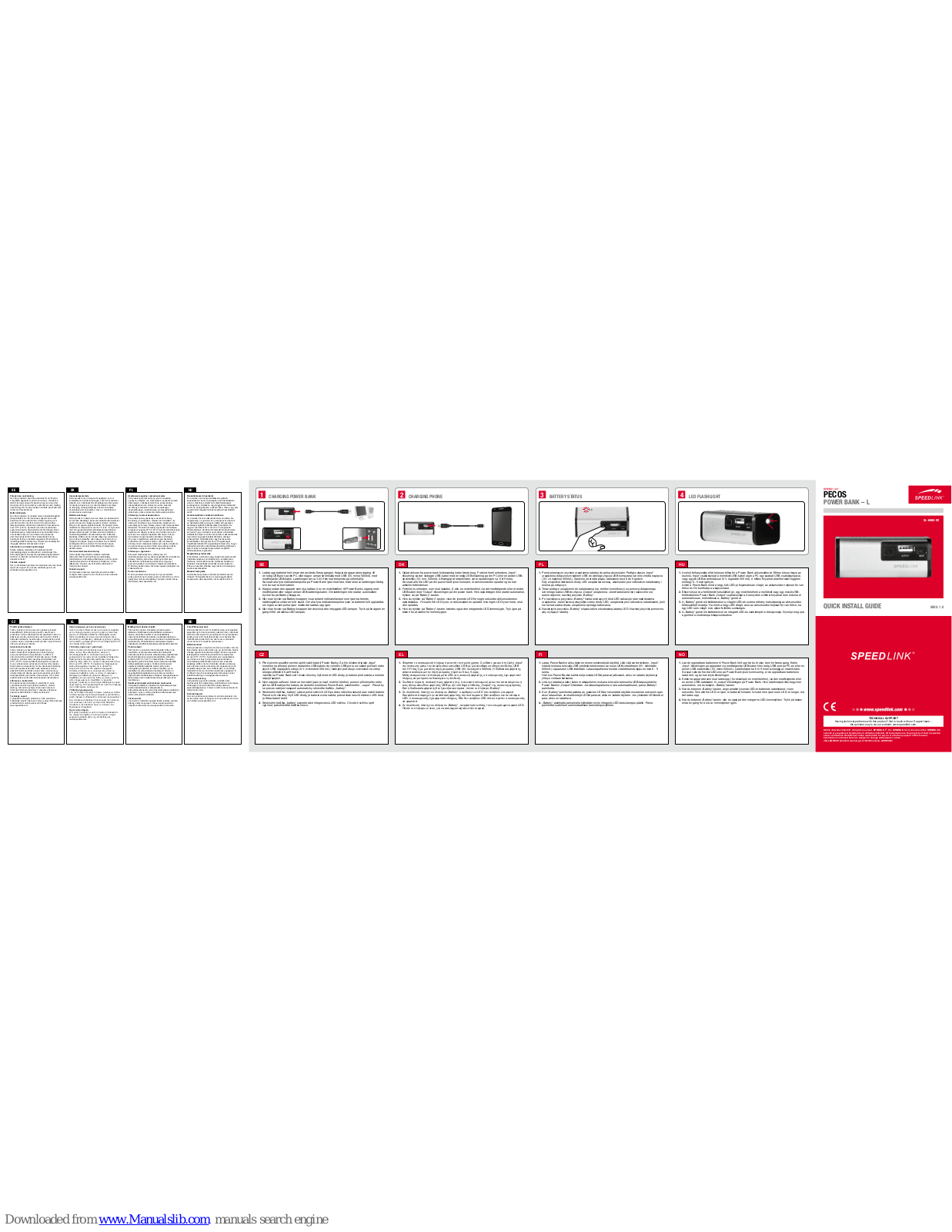 SpeedLink PECOS SL-6980-SV Quick Install Manual - ManualMachine.com