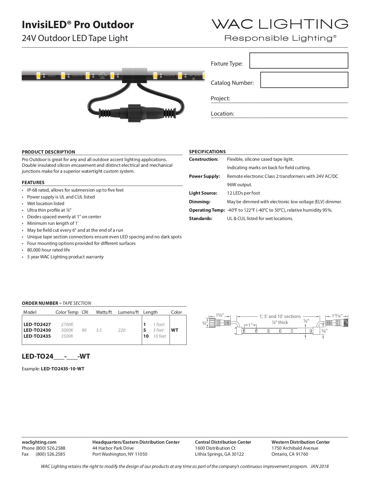 WAC Lighting XDMK1415 Specifications - ManualMachine.com