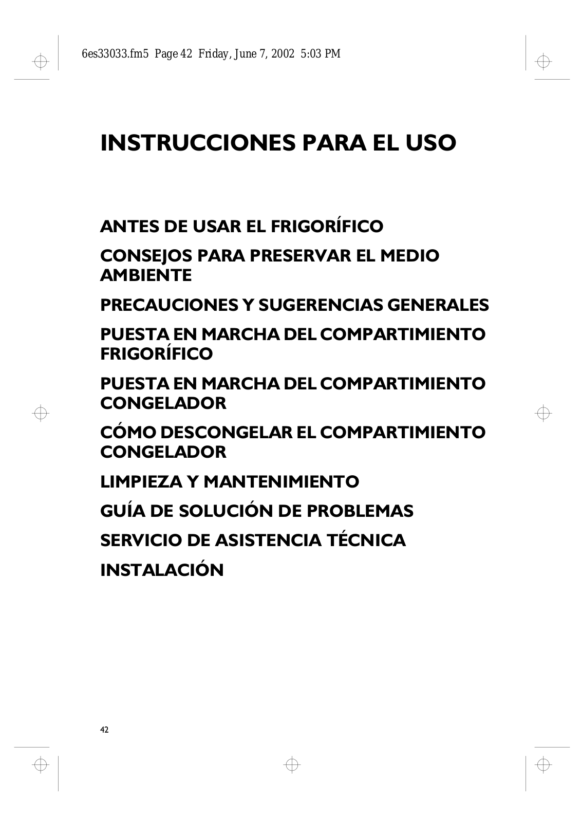 Whirlpool ARC 5000, CBB 24, ARC 5190, KGA 2700/2, EXCELLENCE KGA 3 PROGRAM CHART