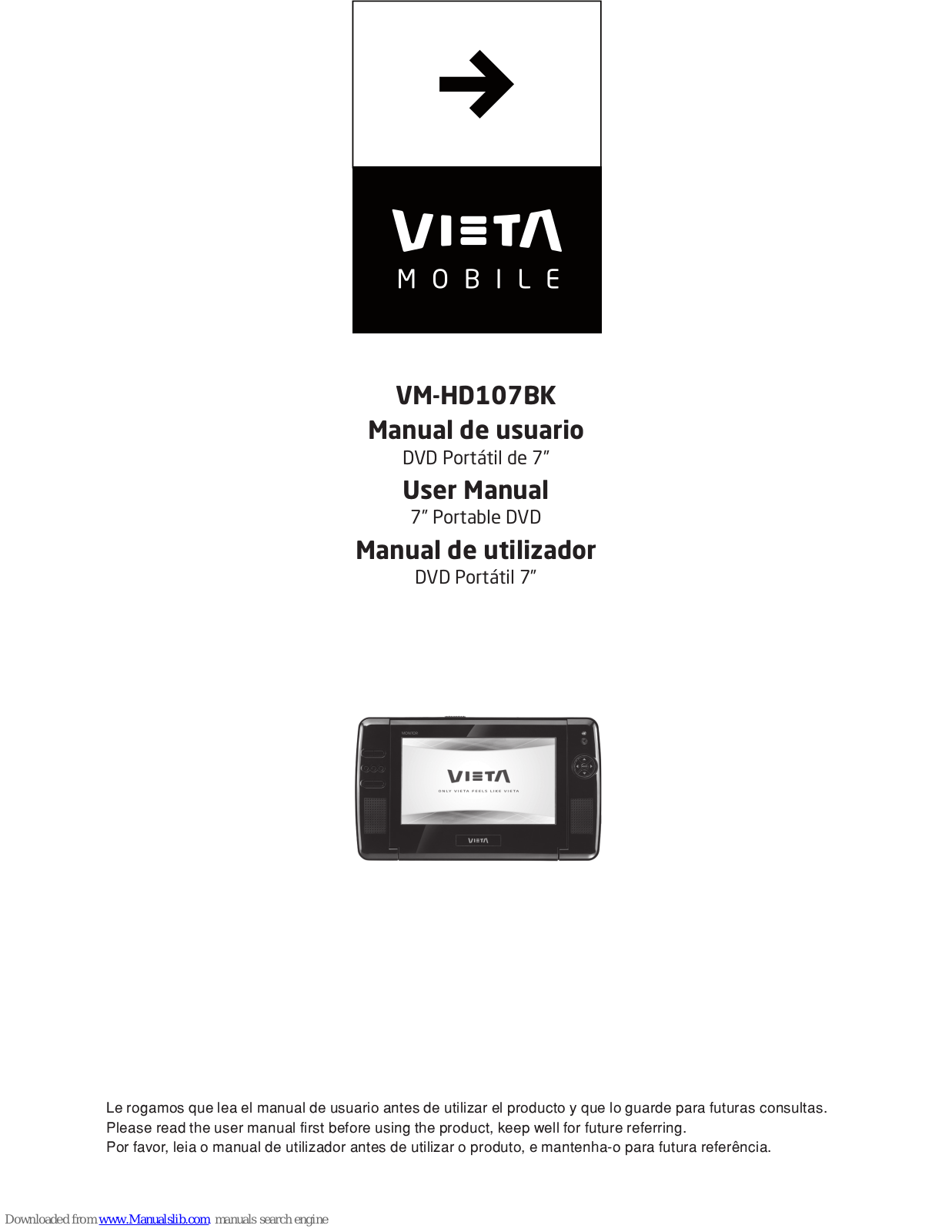 VIETA VM-HD107BK User Manual