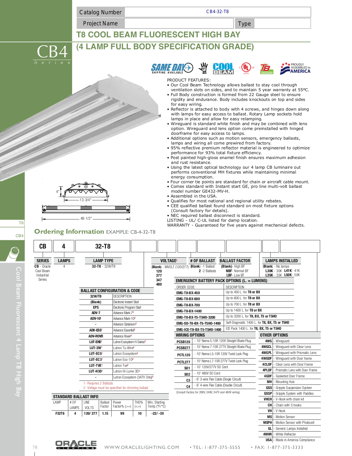 Oracle CB-4 User Manual