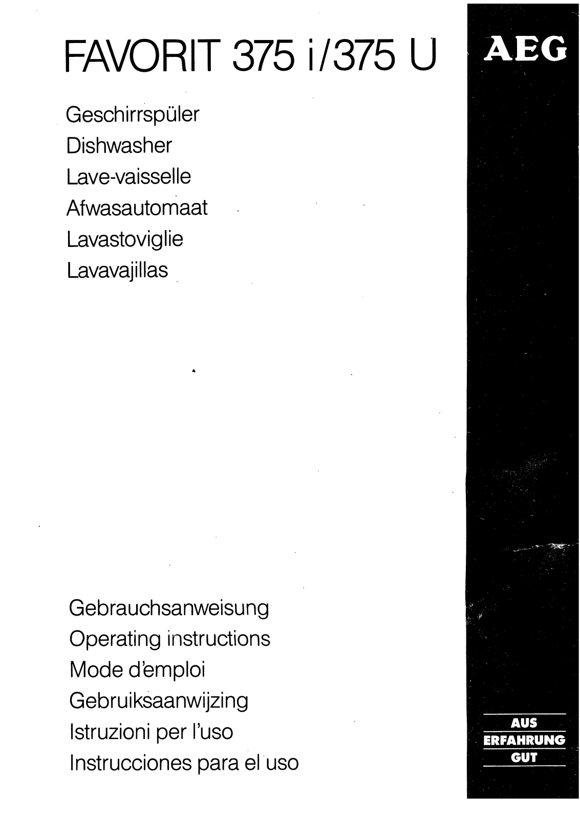 AEG FAV375I-B User Manual