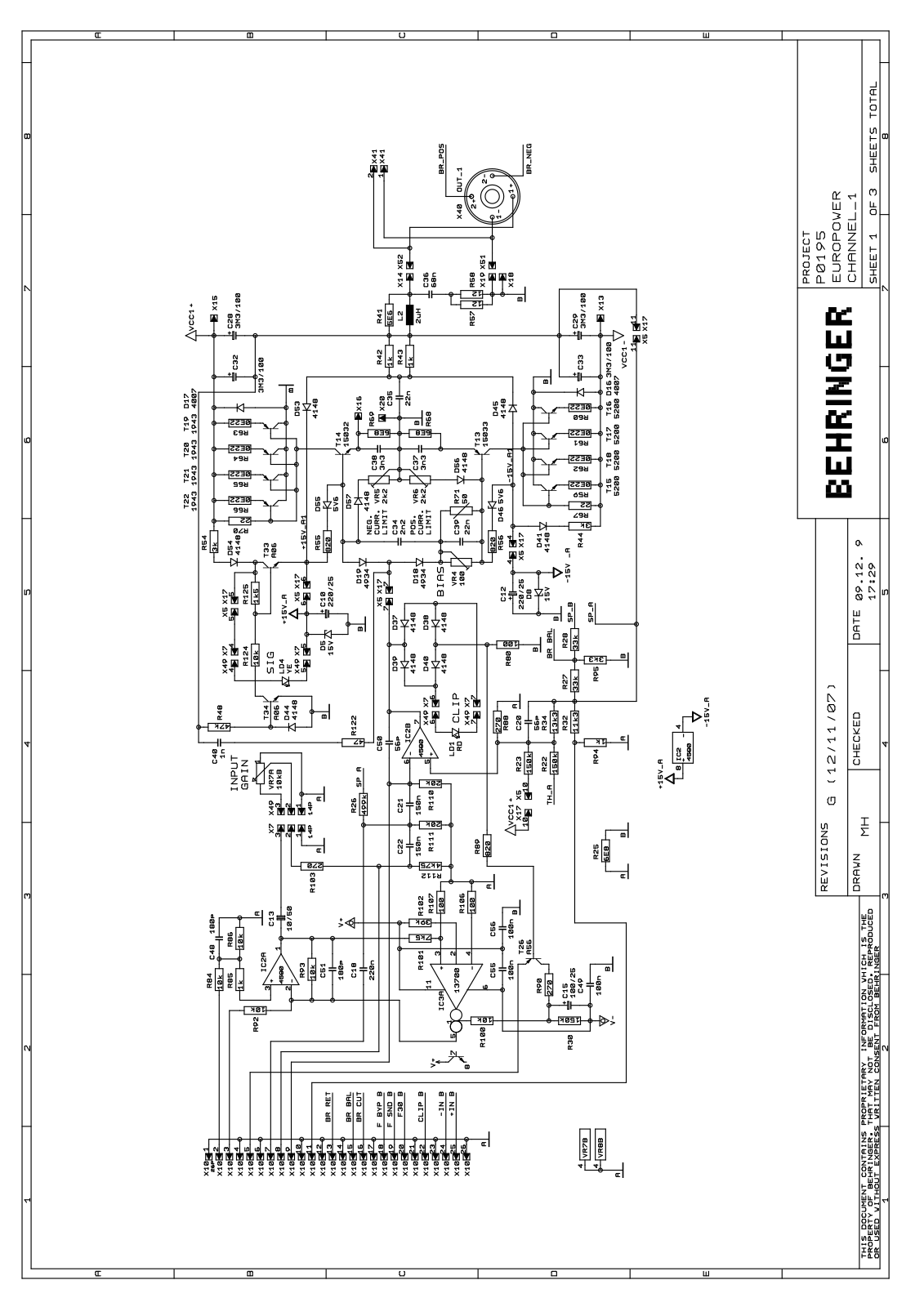 QSC EuroPower, EP2000 Schematic - ManualMachine.com