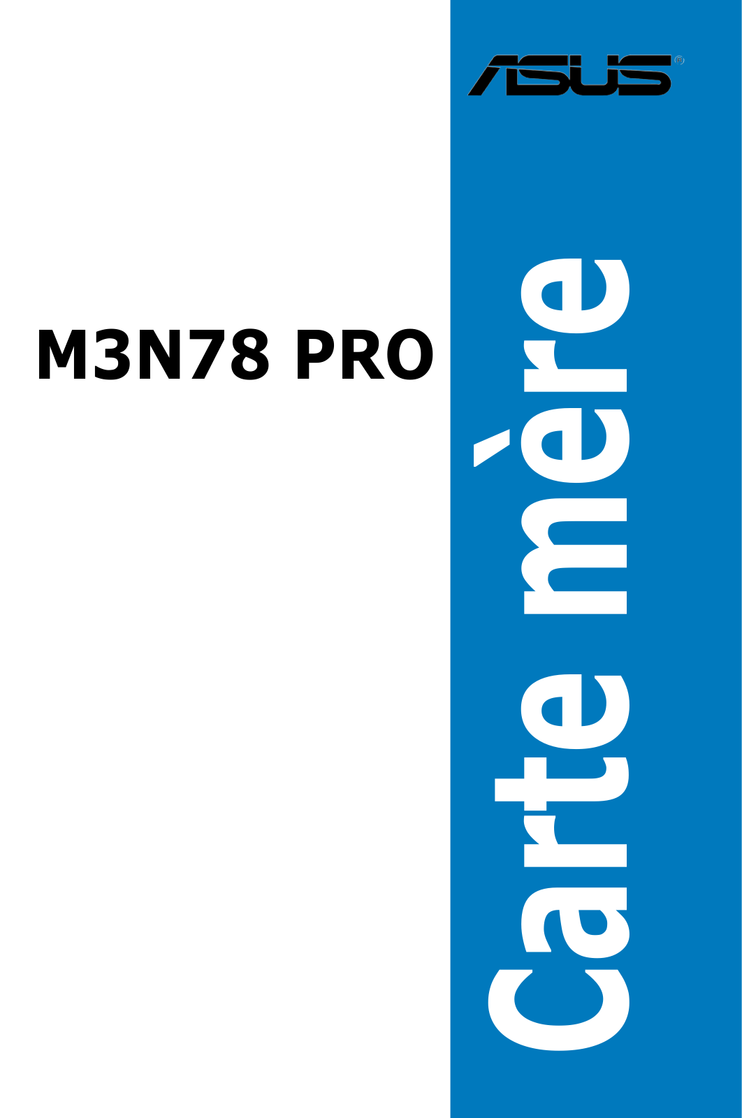 Asus M3N78 PRO User Manual