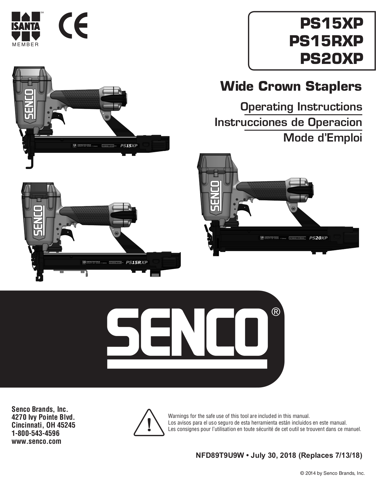 Senco PS15XP, PS20XP, PS15RXP User Manual