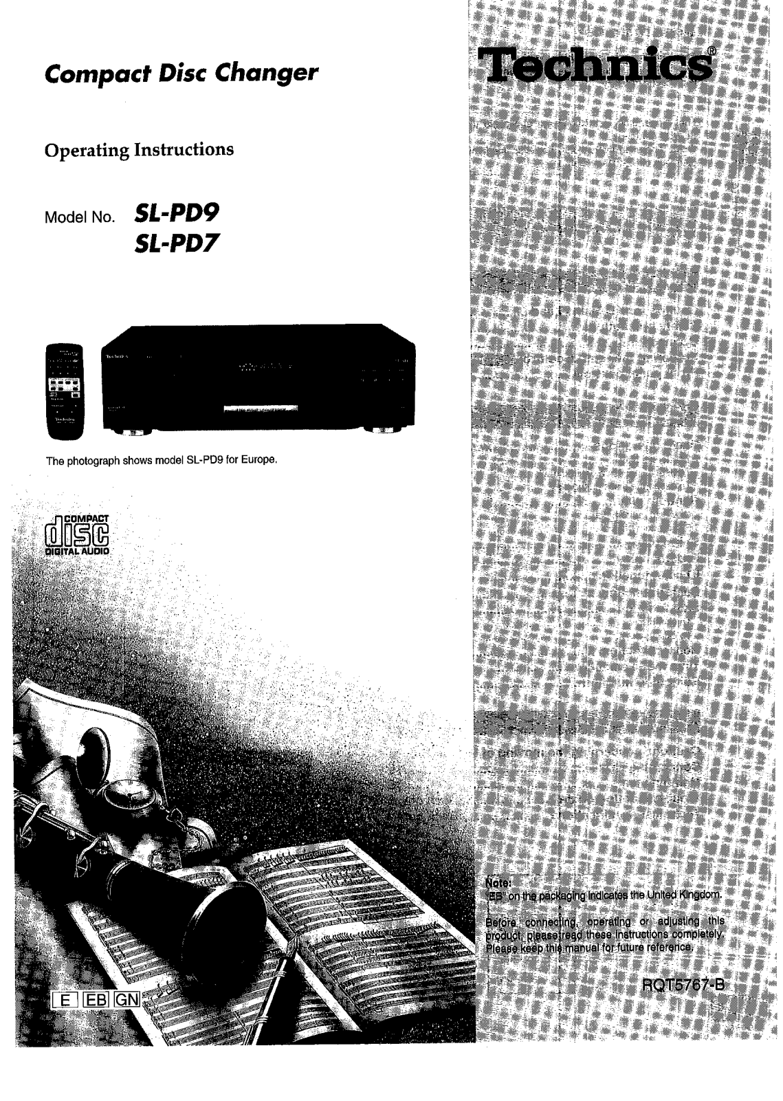 Panasonic SL-PD7 User Manual