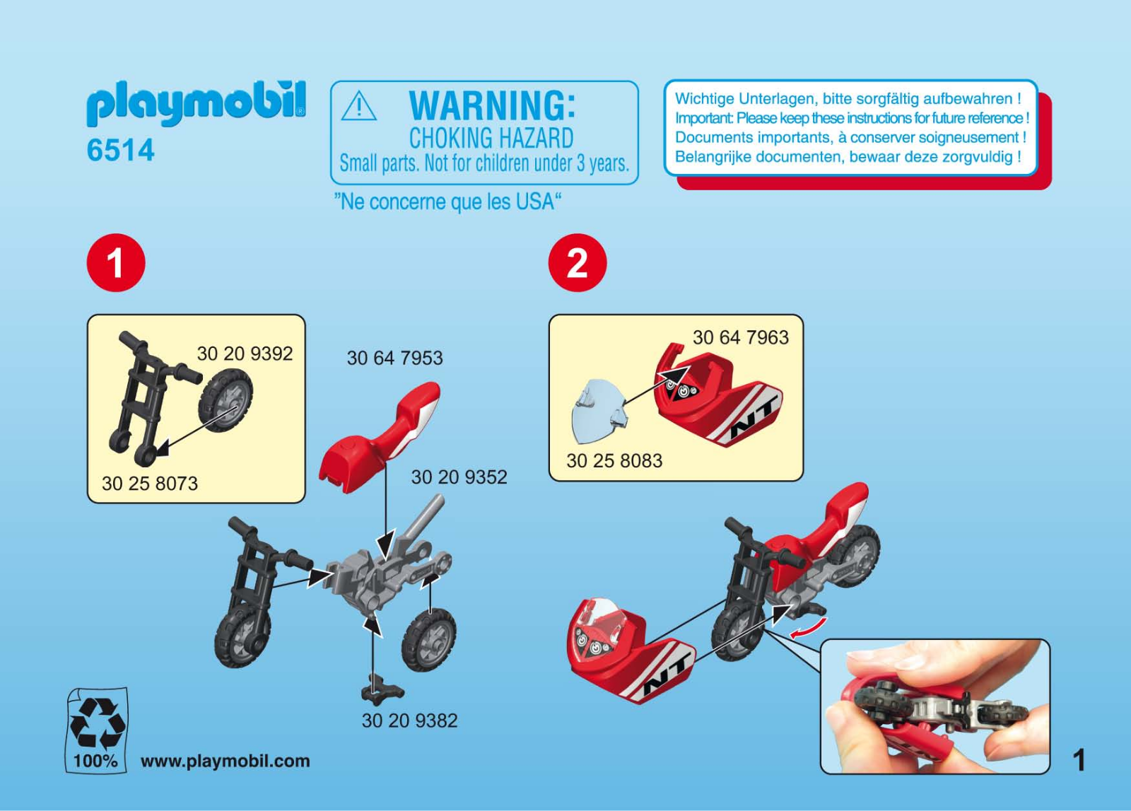 playmobil 6514 operation manual