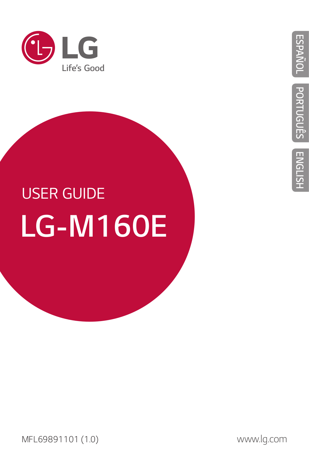 LG LGM160E User manual