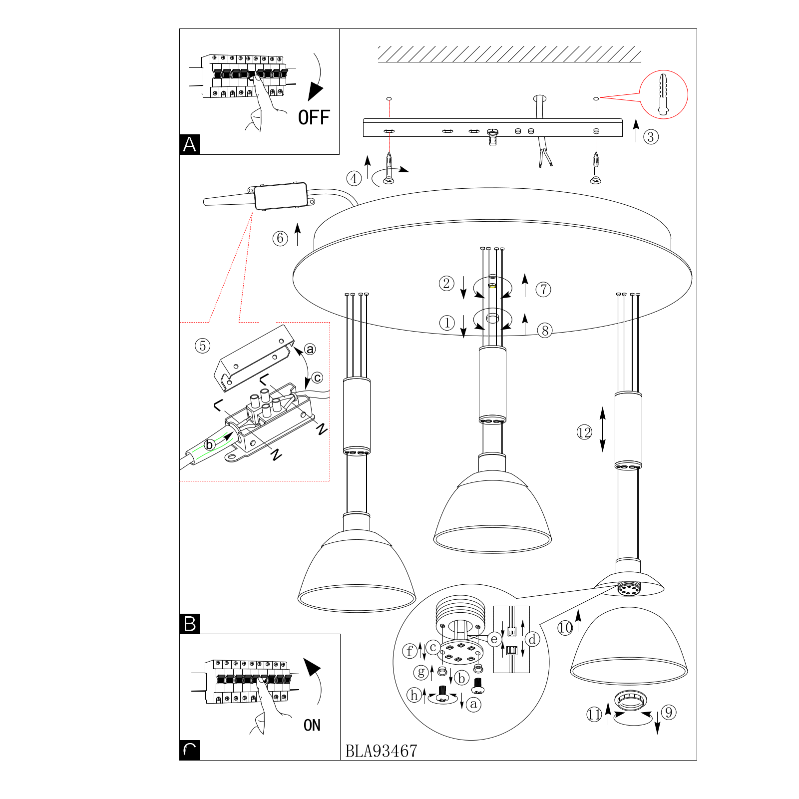 Eglo 93467 Service Manual