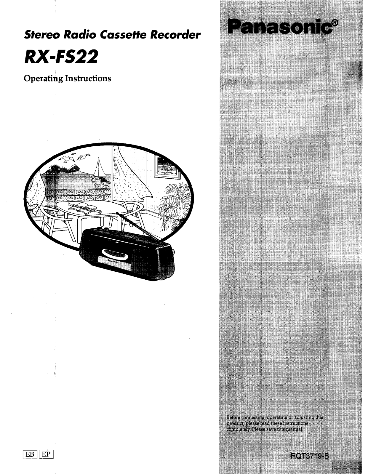 Panasonic RX-FS22 User Manual