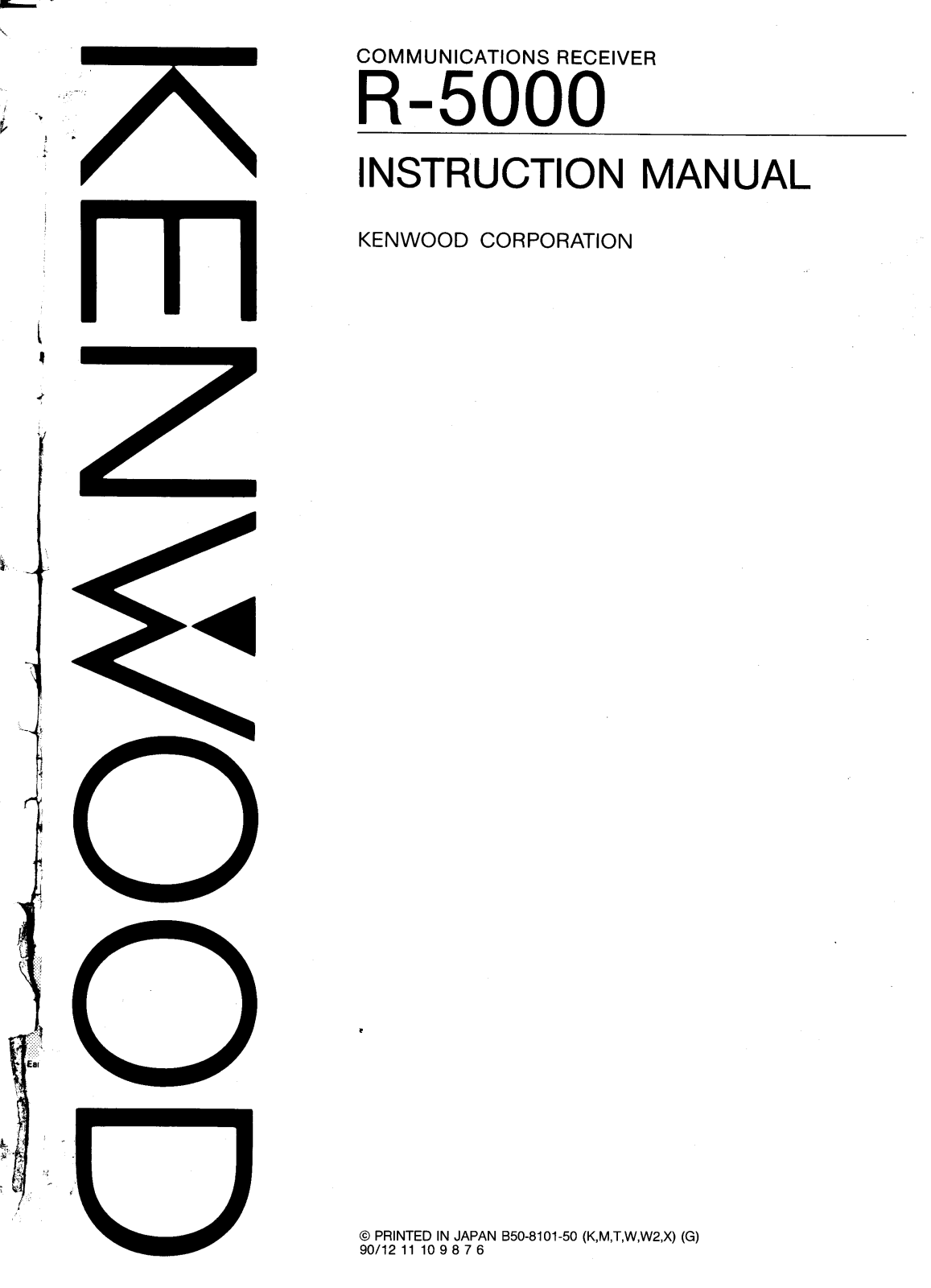 Kenwood R-5000 Owners manual