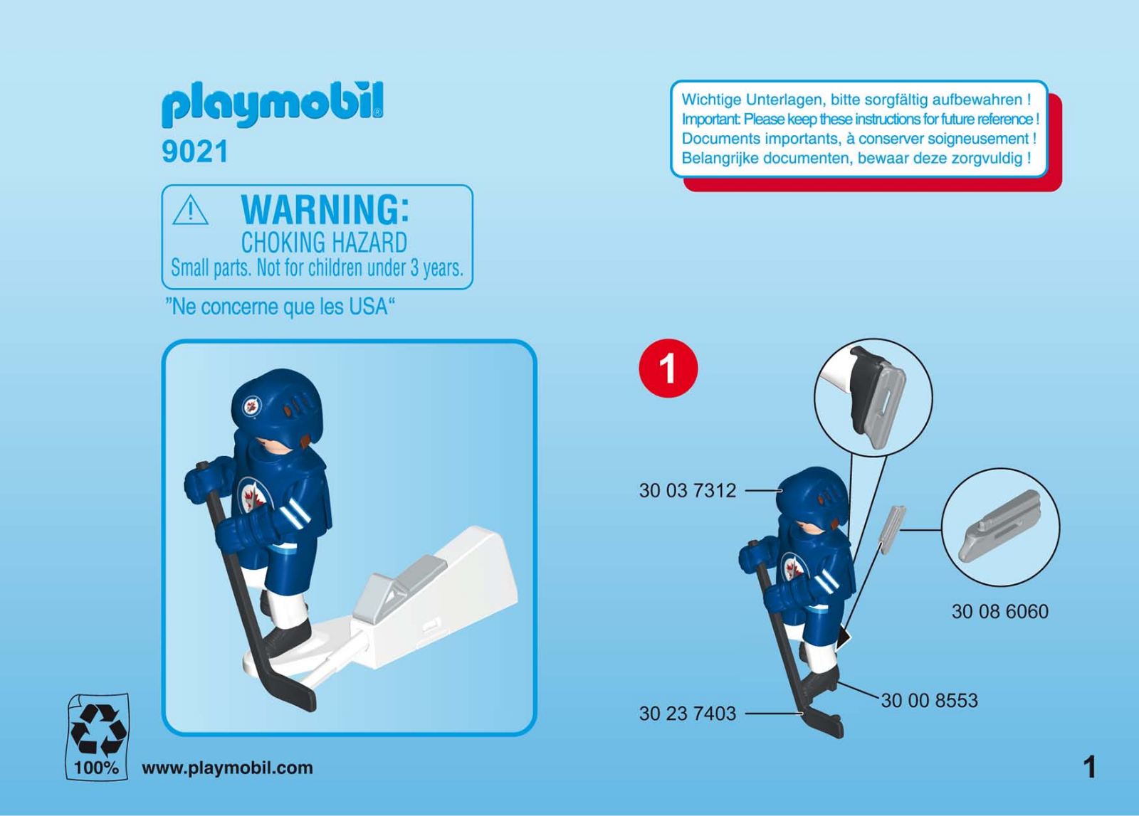 Playmobil 9021 Instructions