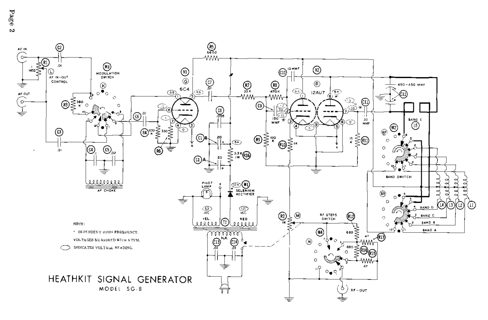 Heath Company SG-8 Service manual