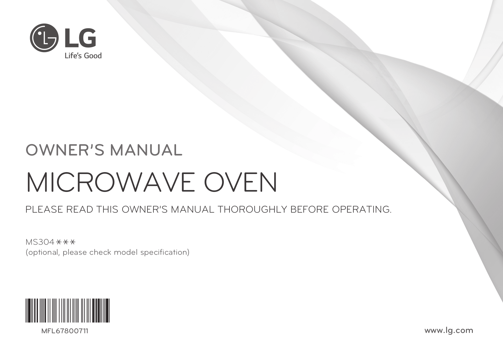 LG MS3040S Owner's Manual