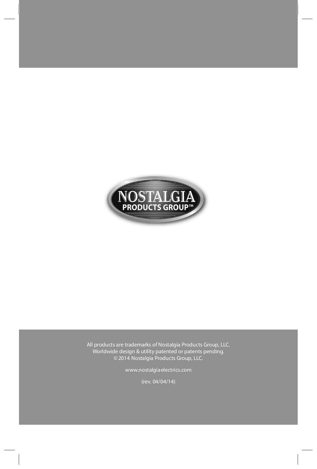 Nostalgia Electrics KPP24 User Manual