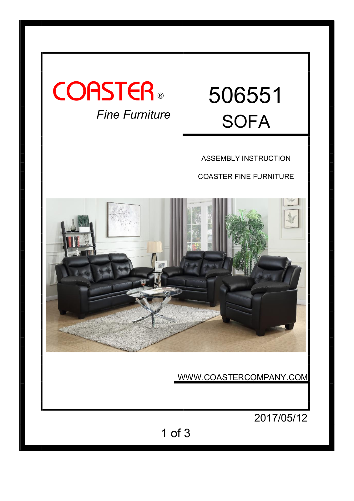 Coaster 506551 Assembly Guide - ManualMachine.com