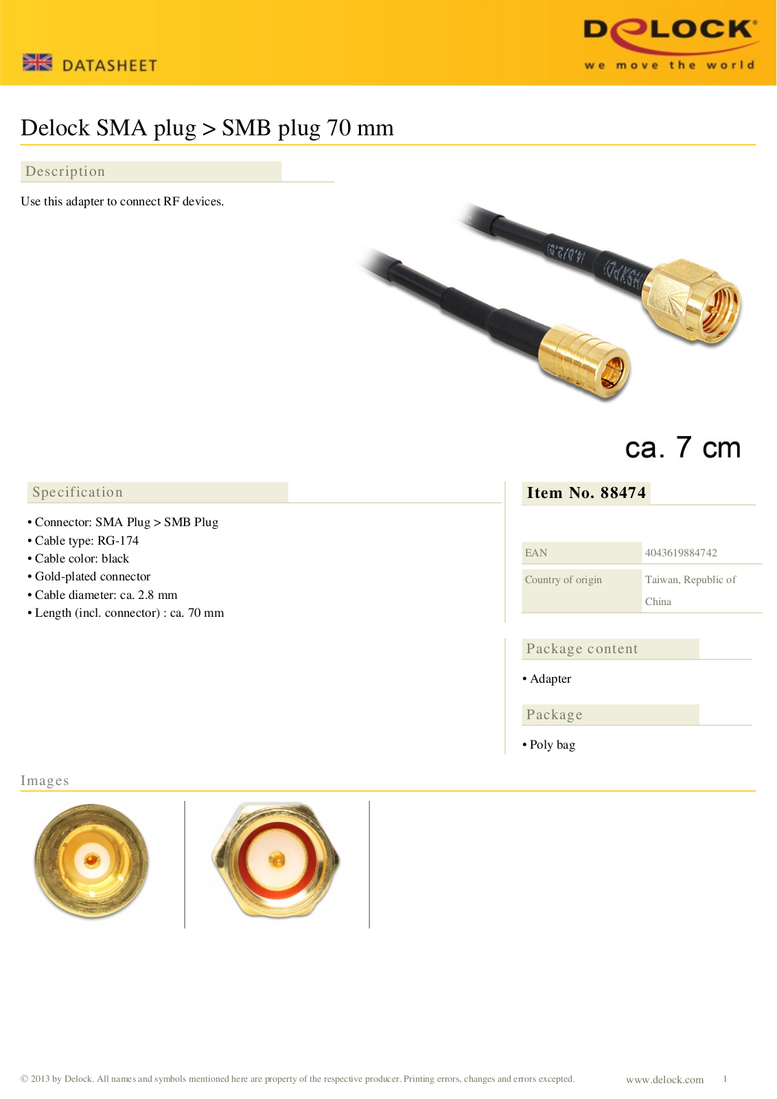 DeLOCK 88474 User Manual