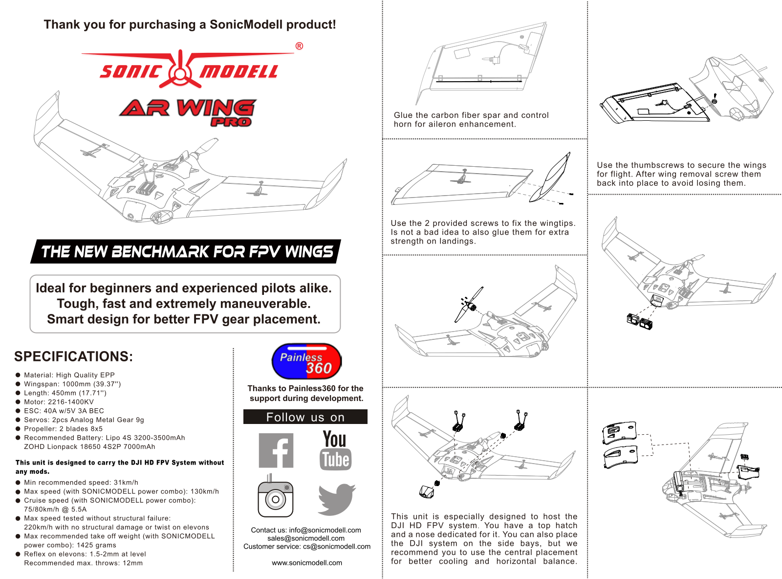 SonicModel AR Wing Pro User Manual - ManualMachine.com