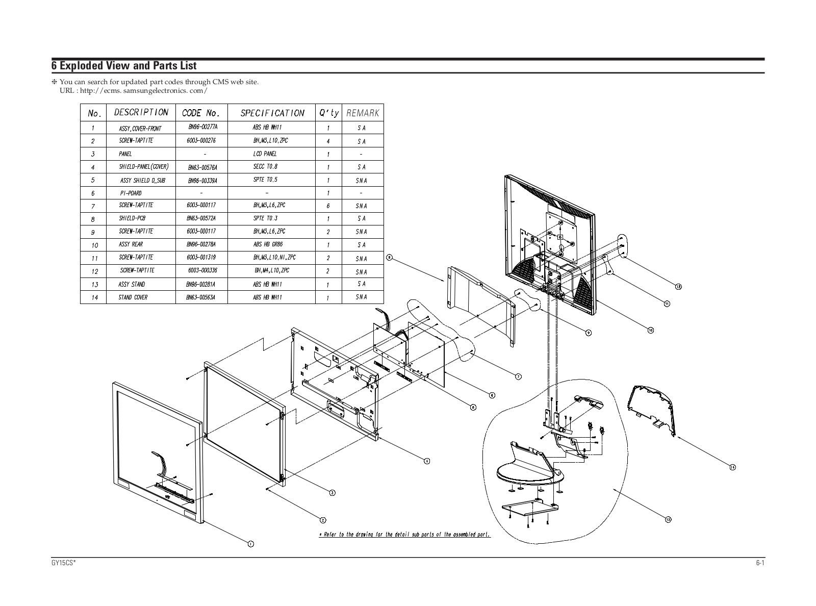 Samsung 07.Exploded View & Part List Datasheet - ManualMachine.com
