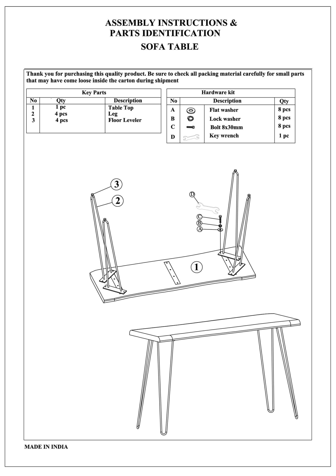 Foundstone W008045641 Assembly Instructions - ManualMachine.com