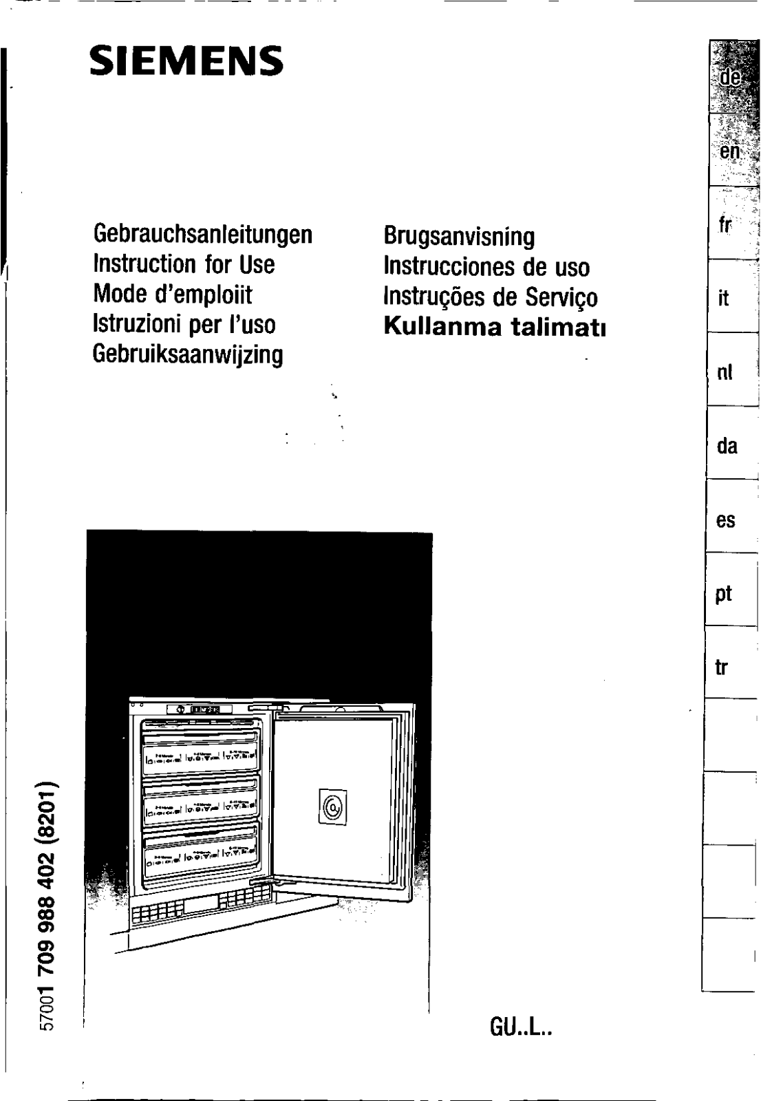 SIEMENS GU12L444, GU12B05, GU12L440, GU15DA40G User Manual