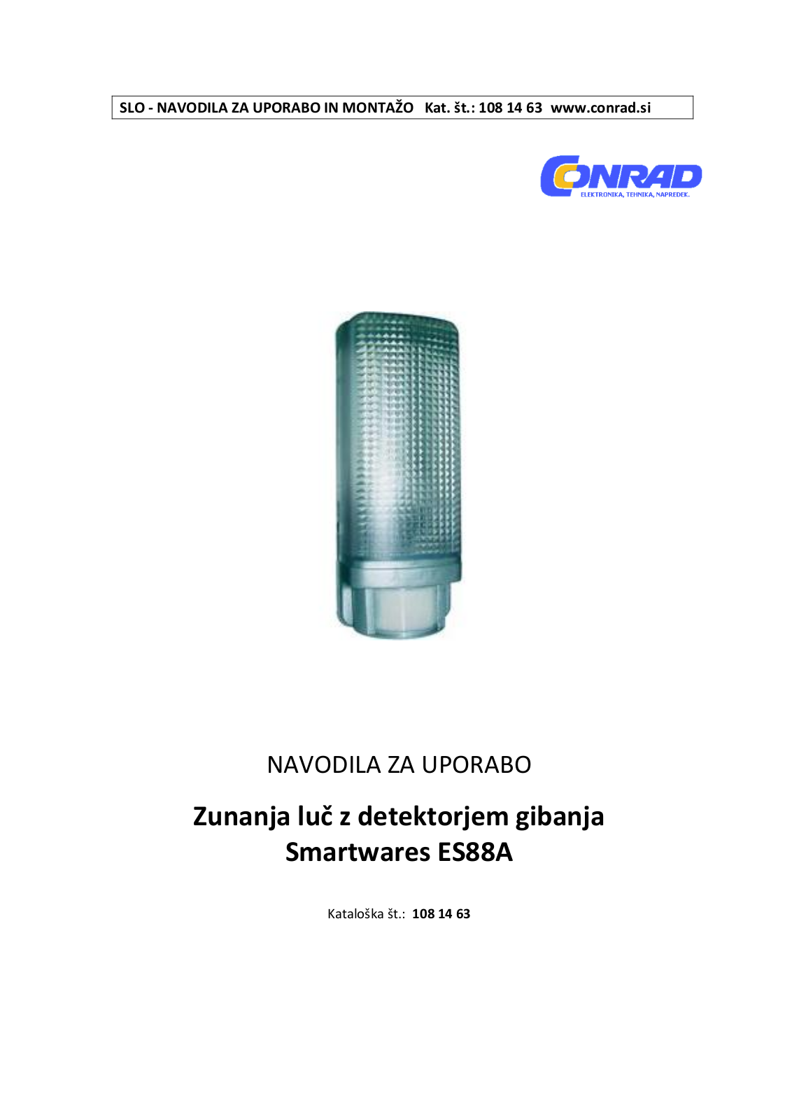 Smartwares ES88A User guide