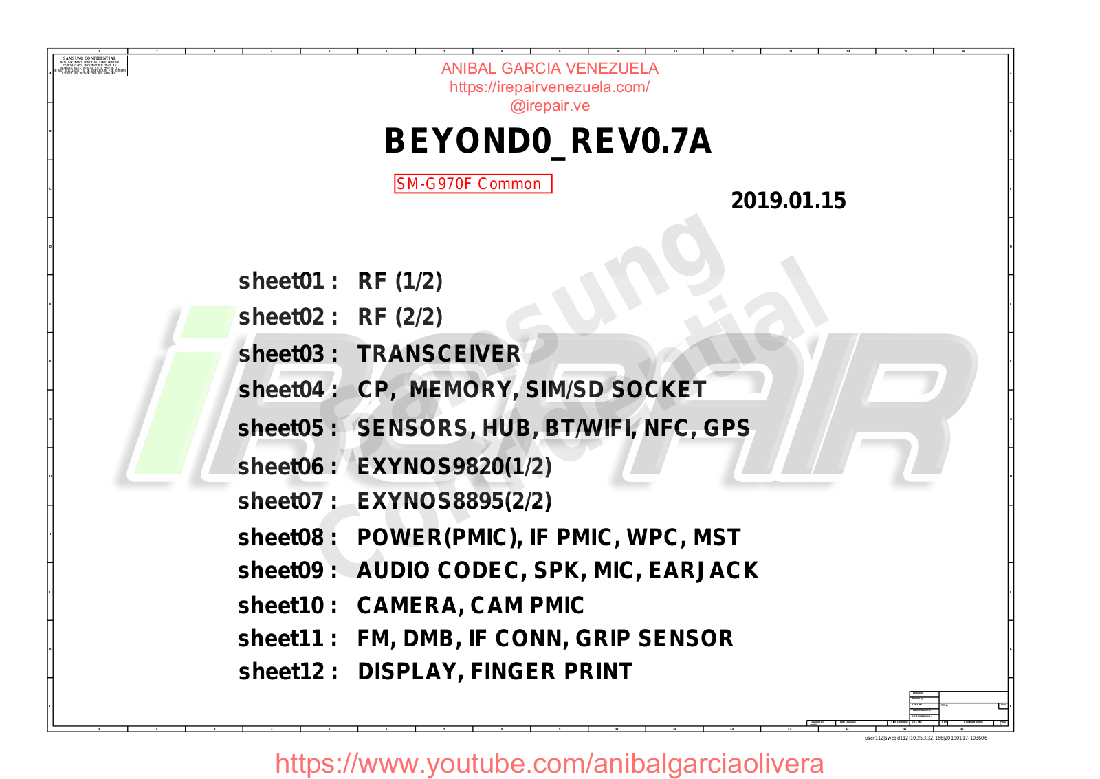 SAMSUNG SM-G970F Service and repair manual