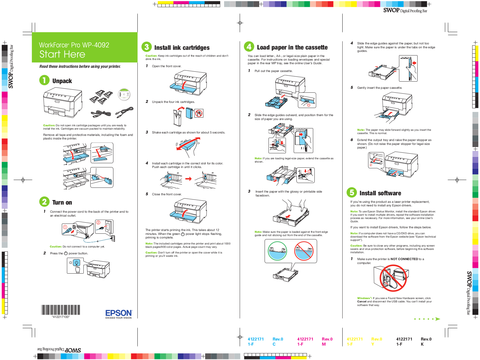 Epson WorkForce Pro WP-4092 Instructions Manual