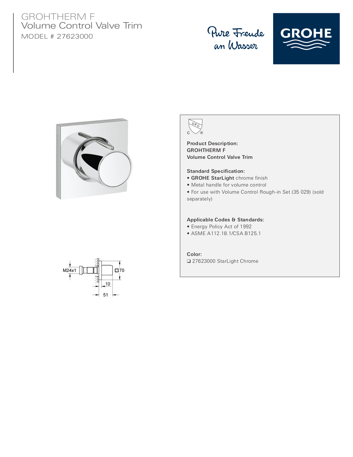 GROHE GRH5336 Specifications - ManualMachine.com
