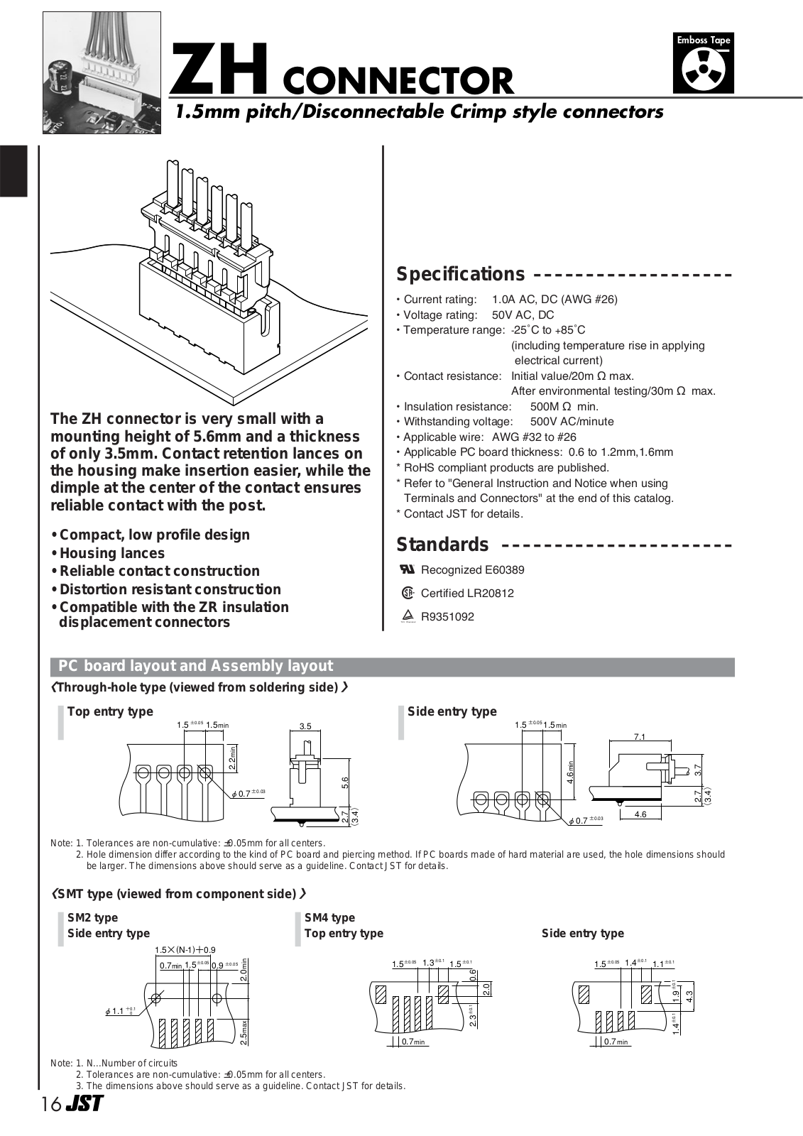 JST ZH User Manual