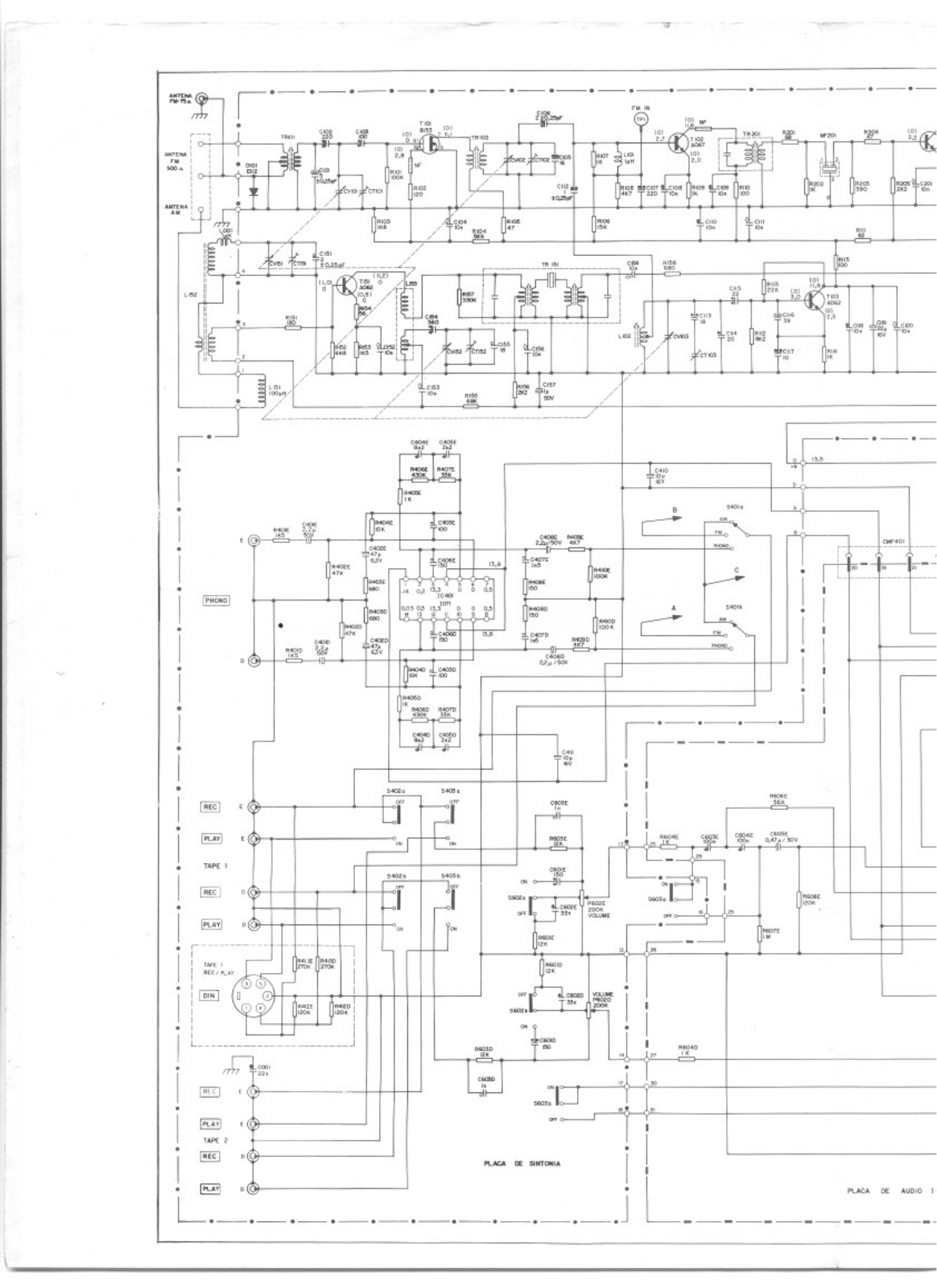 Philco PSR30, PSR31, PSR50, PSR51 Schematic