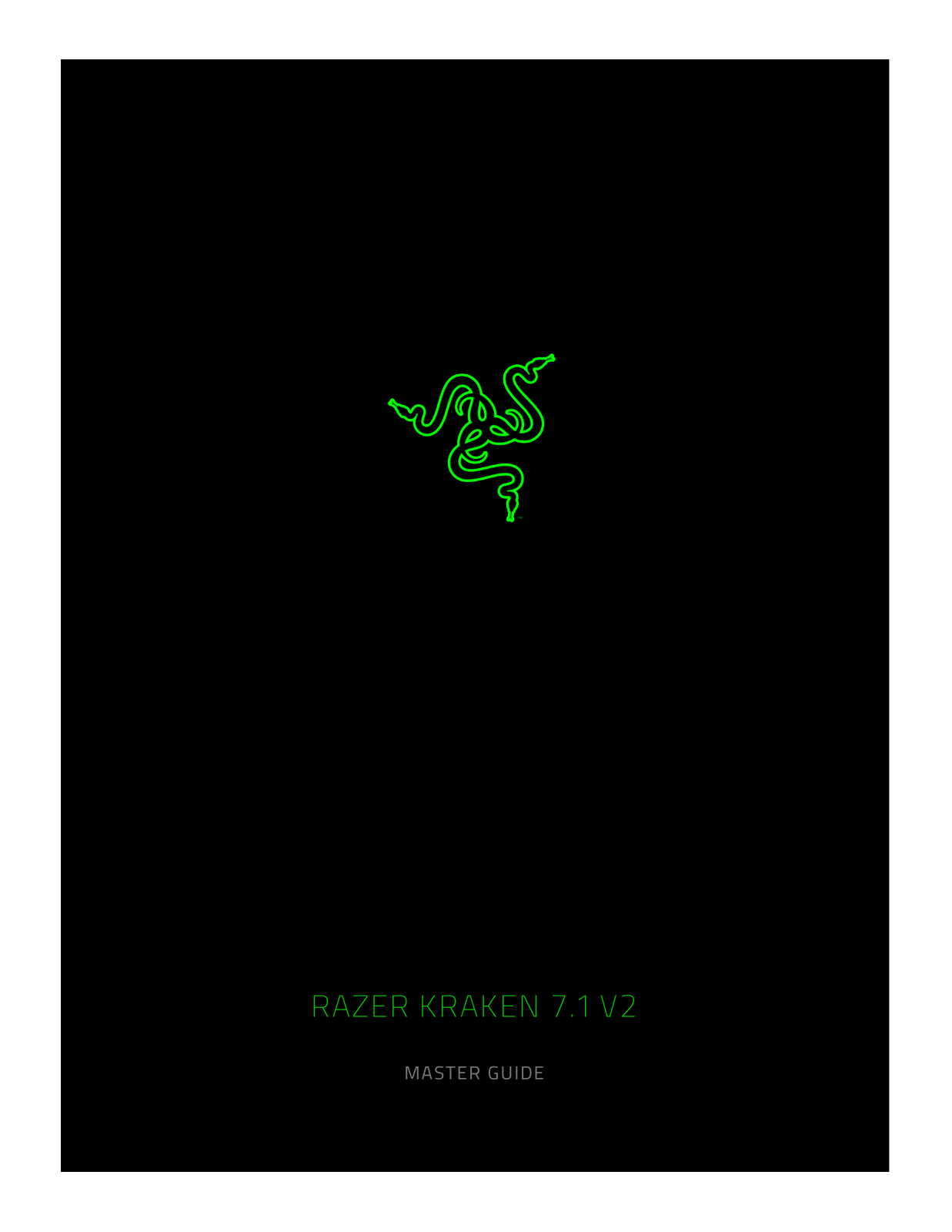 Razer Kraken 7.1 User Manual V2