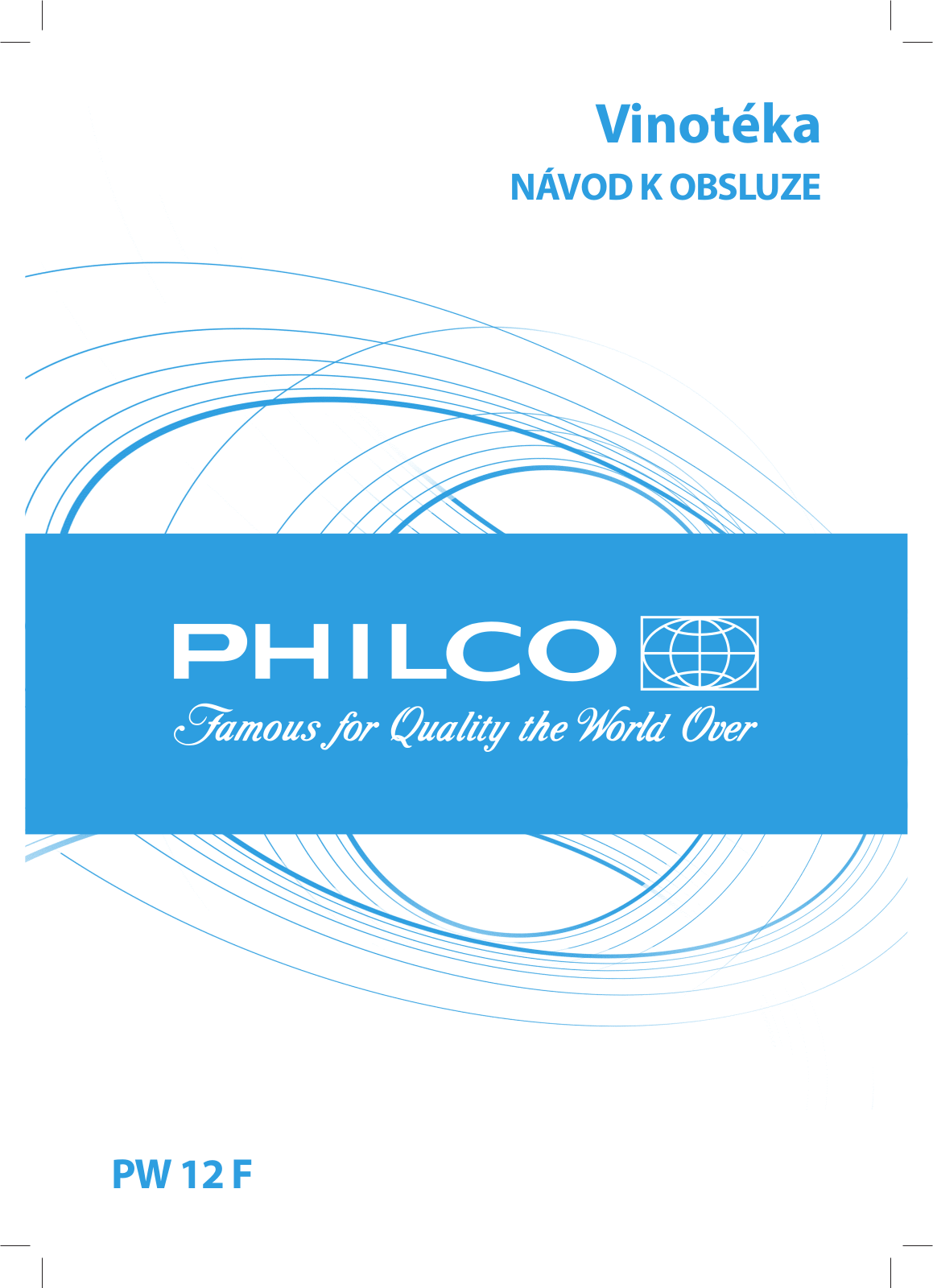 Philco PW 12 F User Manual