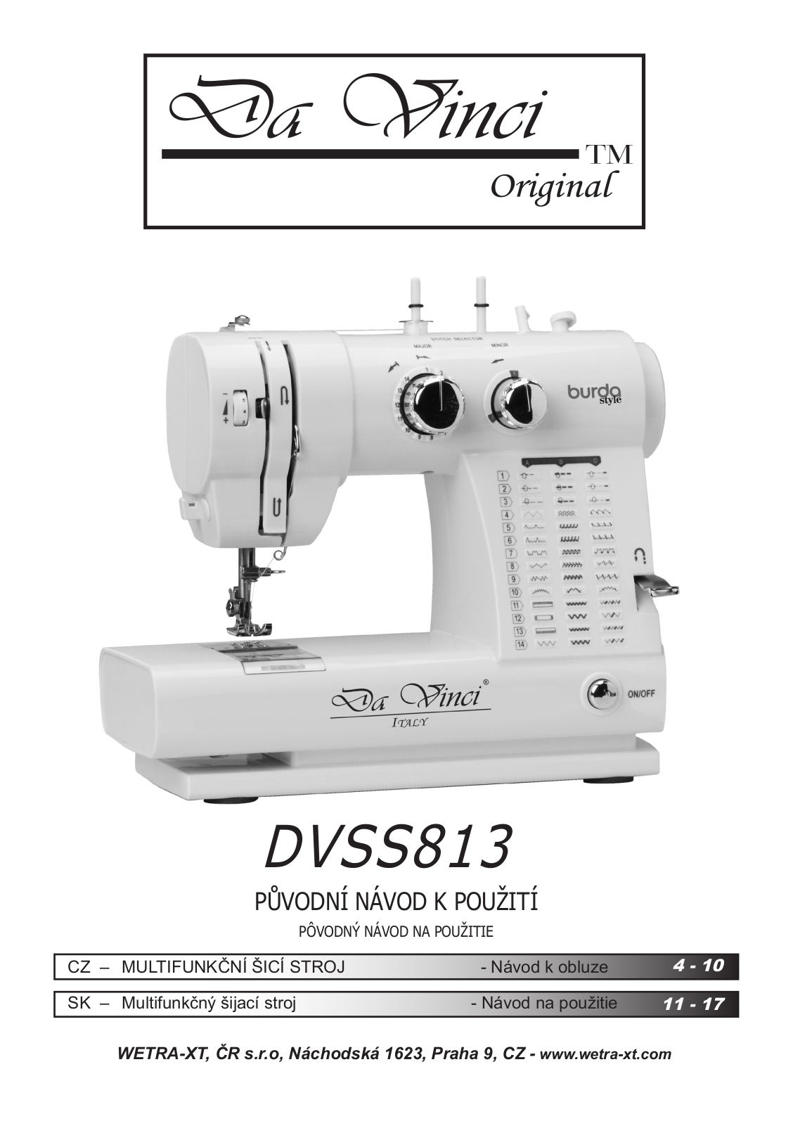 Da Vinci DVSS813 User guide - ManualMachine.com
