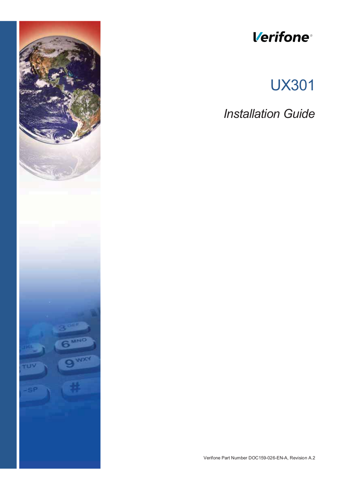 Verifone UX301SM User Manual