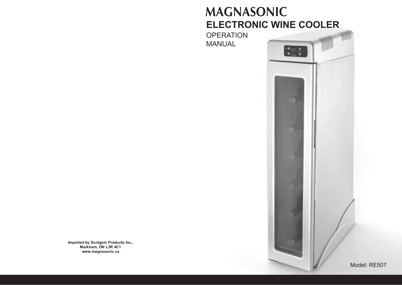 Magnasonic RE507 User Manual