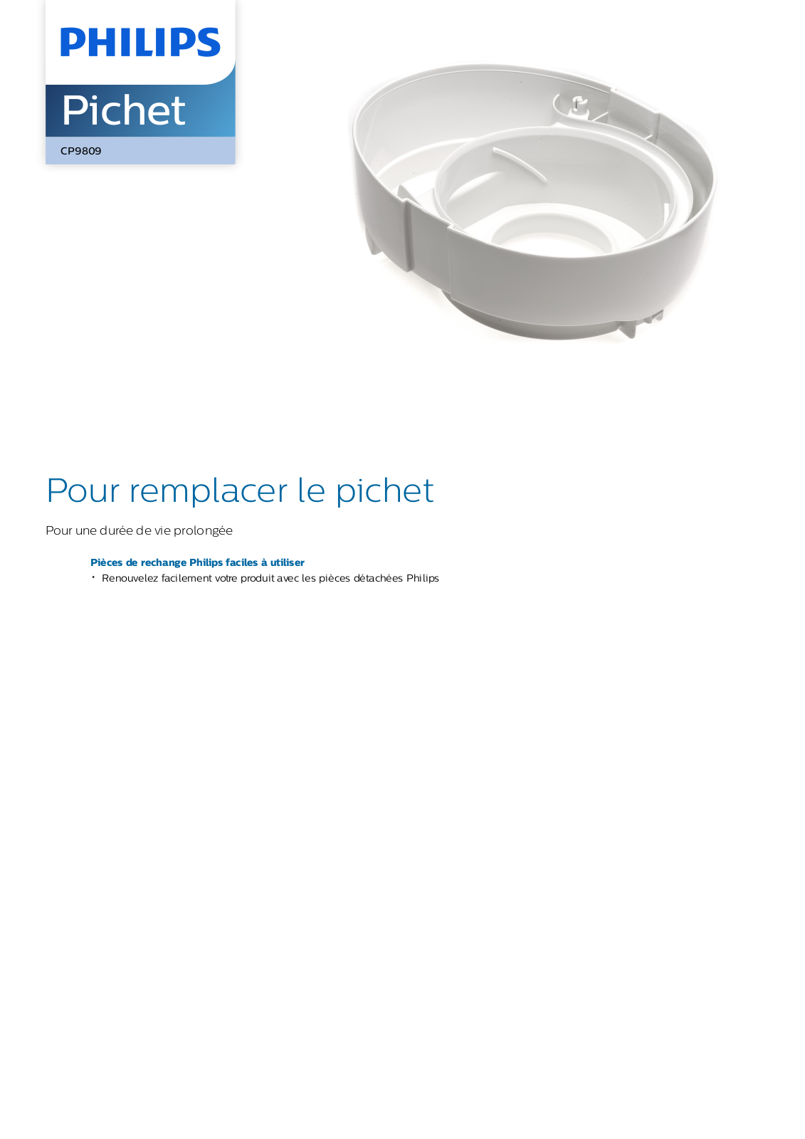 Philips CP9809/01 leaflet - ManualMachine.com