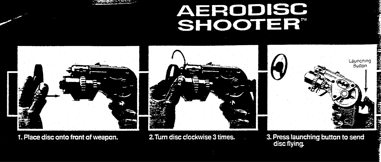 HASBRO Batman Forever Aerodisc Shooter User Manual